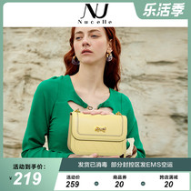 Lady Newchelan Bag Packs 2022 New Slant Cross Small Square Bag Fashion 100 Hitch Armpit single shoulder bag minimalist Temperament