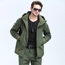 Fall and Winter Outdoor Shark Leather Dress Dress Warm and Heat Strengthening Military Fan Tactical Special Forces
