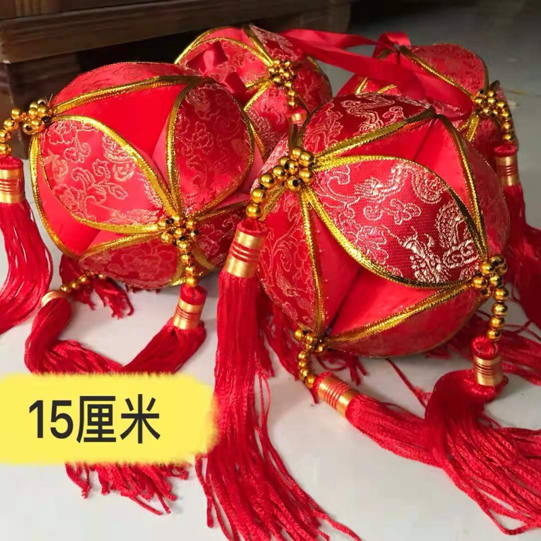 Guangxi ethnic traditional pure handicraft embroidery ball pendant dance activities wedding throwing hydrangea auspicious supplies