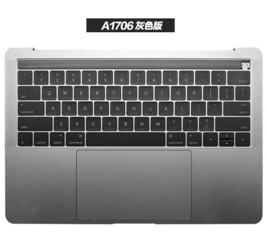 A1706 A1707 A1708 A1989 A1990 C shell keyboard assembly with touch strip