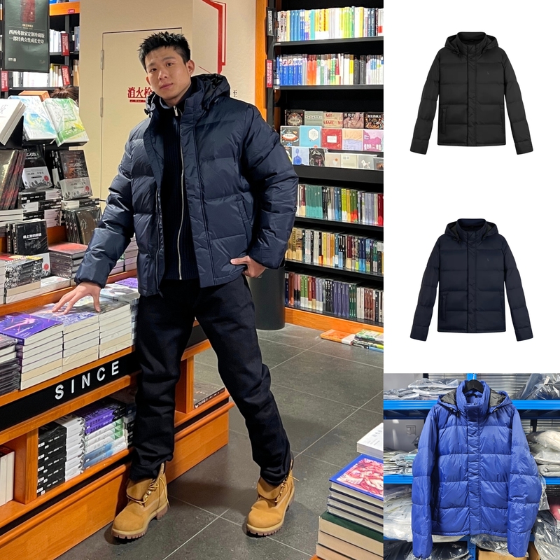 Save 1K+! Genuine Ck Jeans Winter Men's Trendy Casual Commuting Quilted Loose Duck down Jacket