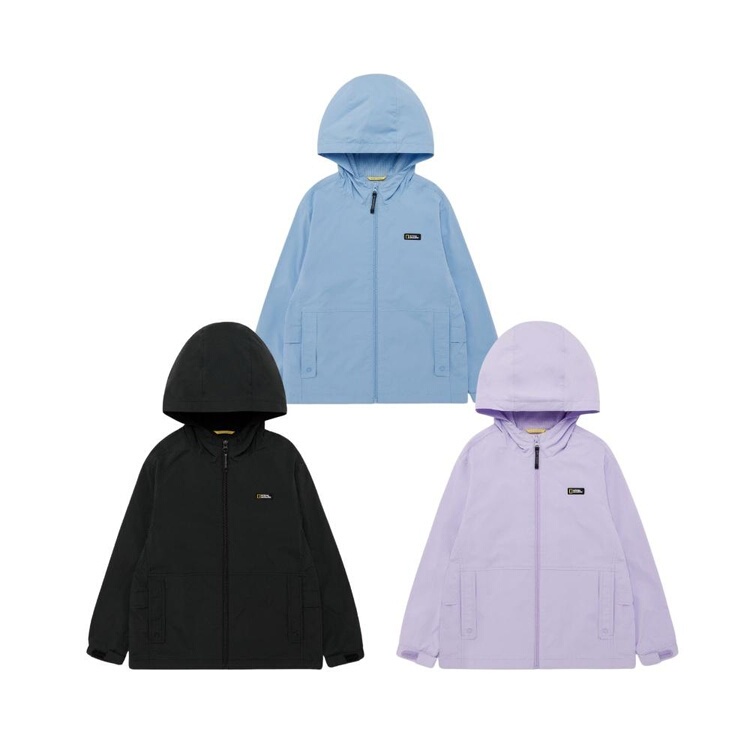 Super Cute! Authentic Korean Ng National Geographic Children's Waterproof Breathable Softshell Jacket for Spring and Autumn
