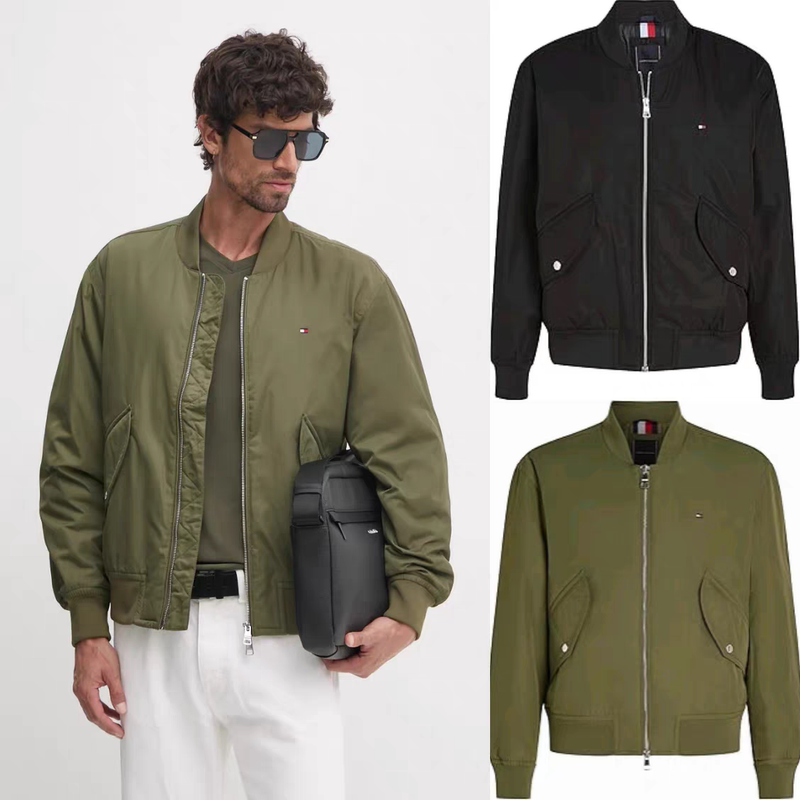 Very Few in Stock! Genuine In-Stock Tommy25 New Men's Loose Casual Sports Flight Silk Cotton Jacket Very Few in Stock! Genuine In-Stock Tommy25 New Men's Loose Casual Sports Flight Silk Cotton Jacket
