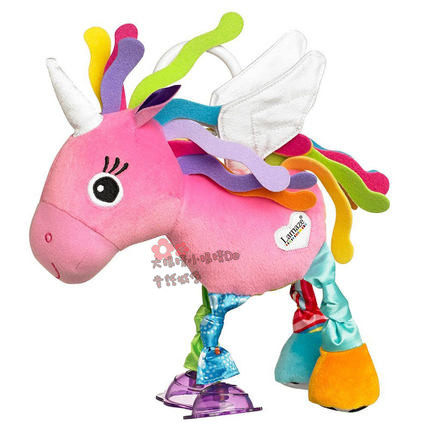 Japan TOMY produced American Lamaze Lamaze colorful unicorn car pendant bed hanging