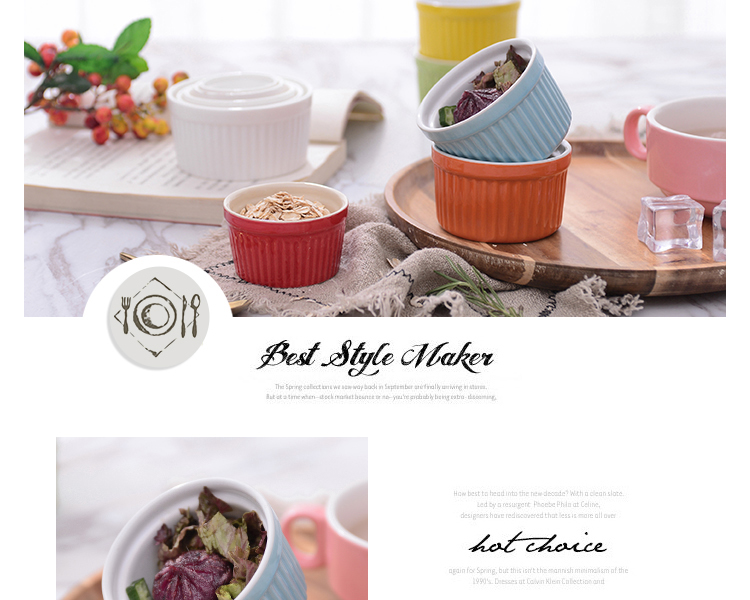 Sáng tạo Shu Fu Lei Rang nướng Bánh nướng gốm Khuôn Ice Cream Jelly Món tráng miệng Pudding hấp trứng - Tự làm khuôn nướng khuôn làm nến