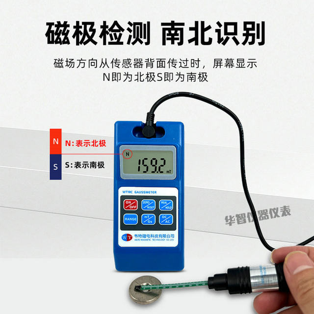 Witt Gauss Meter Wt10B/Wt10C/Wt10D/Ht201 Ac and Dc Surface Magnetic Field Magnetic Tesla Meter