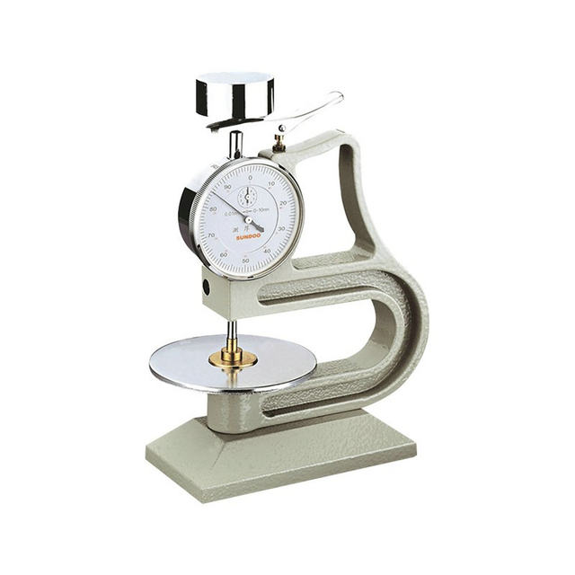 Sundoo Portable Rubber Thickness Tester with Handheld Lp-10-C Weight Probe and Interchangeable Thickness Gauge