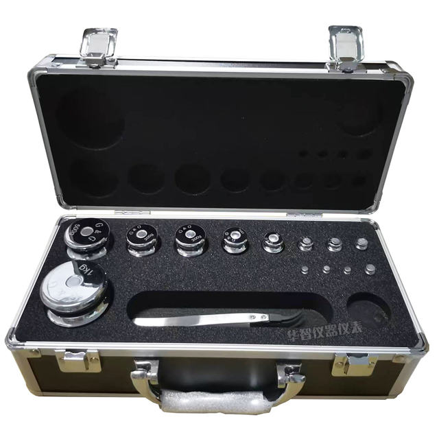 Shuangjie M1 Grade Steel Chrome-Plated Standard Set of Weights 1-200g 500g 1kg Balance Calibration Complete Set of Weights