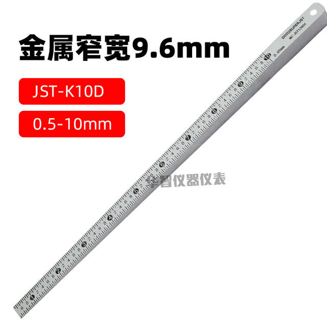 Metal Gap Vernier Feeler Gauge 0.2-4/1-15mm Vernier Narrow Sloped Ruler Flat Thickness Gauge Gap Measurement
