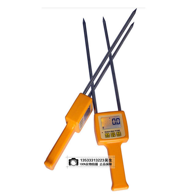 Grain Moisture Meter Tk100S Wheat Corn Soybean Rice Flour Moisture Content Percentage Hygrometer