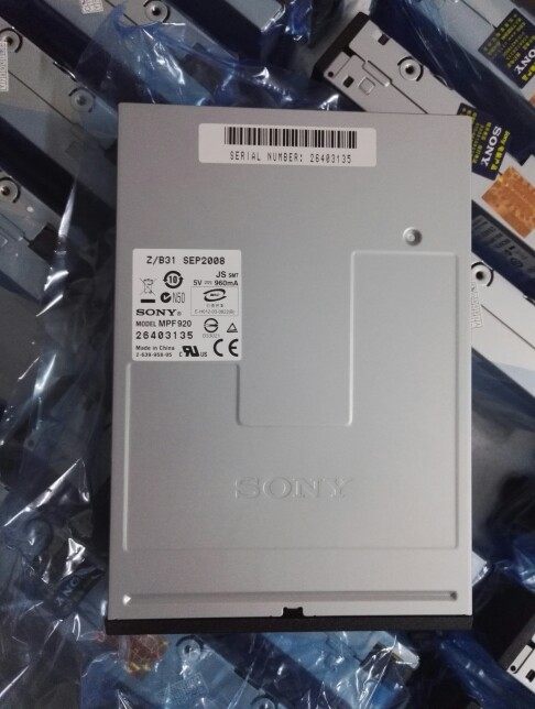 New Sony floppy drive mpf-920F 3 5 inch placement machine embroidery machine industrial floppy drive with packaging