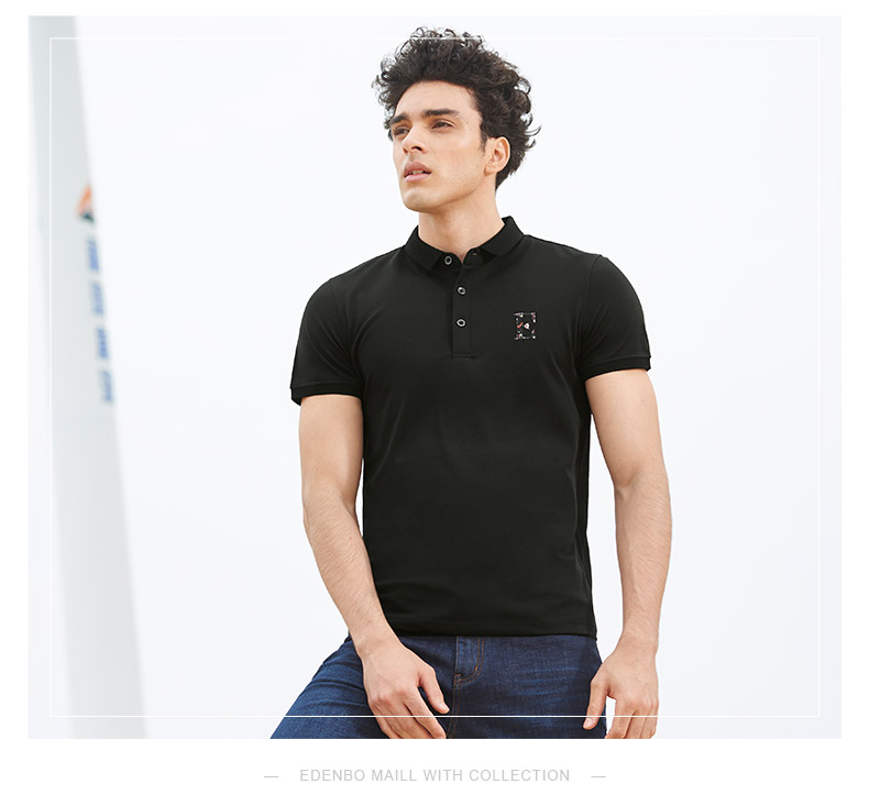 Áo thun nam mùa xuân và mùa hè mới của nam giới Áo thun nam ngắn tay thời trang ve áo mỏng - Polo áo thun nam có cổ