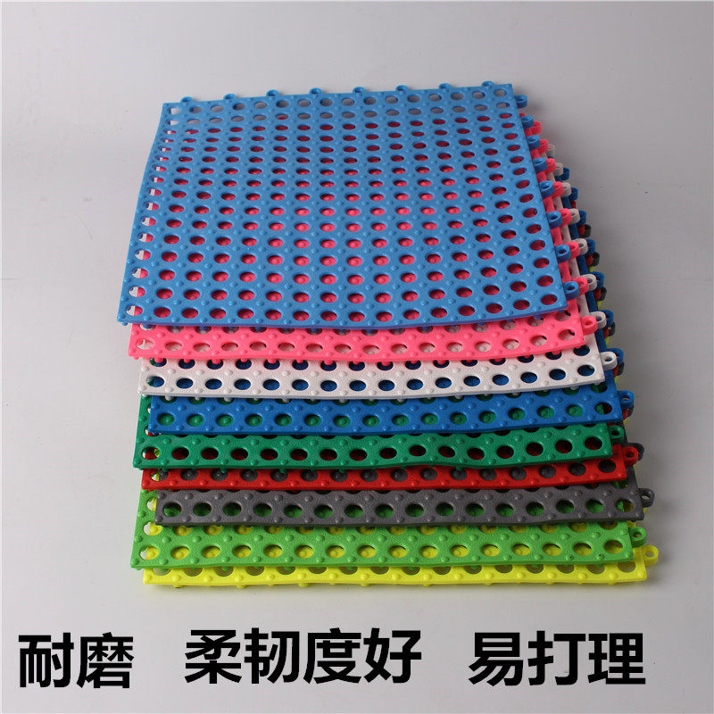 Splicing Bathroom Non-slip Mat Makeup Room Shower Bath Mat Bathroom Toilet Waterproof Plastic Ground Mat PVC