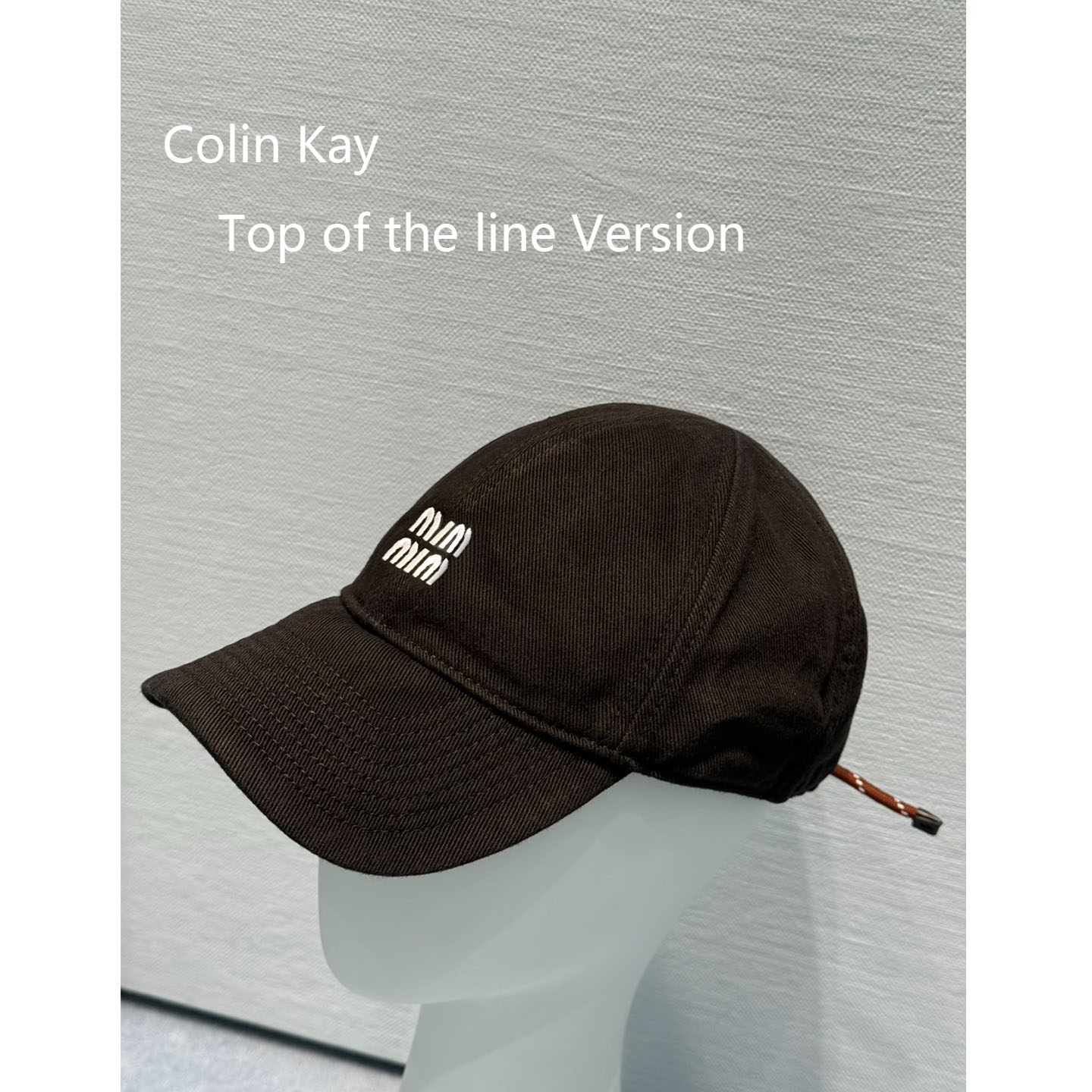 【 Colin   kay 】 Closed eye entry ! 26s The new Drawstring Baseball cap female letter Embroidery peaked cap Sun hat