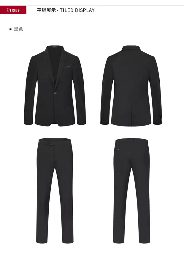Bộ đồ vest nam phù hợp với bộ đồ hai mảnh Bộ đồ công sở mỏng phù rể shop thời trang nam 