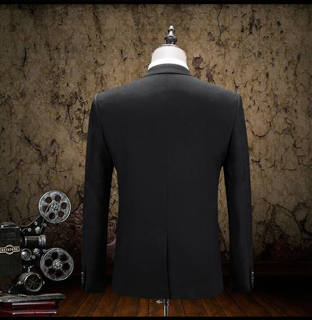Bộ đồ vest nam phù hợp với bộ đồ hai mảnh Bộ đồ công sở mỏng phù rể shop thời trang nam 