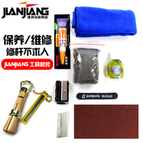 Billiard club leather change head discount set Angu Express glue 1 leather head pin 1 microdermabrasion head device 1 sandpaper