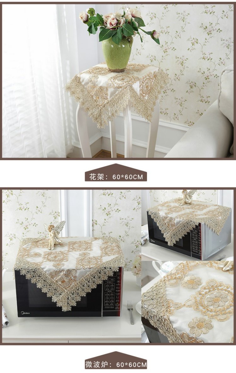 Đường hoa số 5 Khăn trải bàn tròn châu Âu Sợi thủy tinh Khăn trải bàn Vải cà phê Bàn vải Khăn trải bàn Khăn trải bàn khăn trải bàn trà