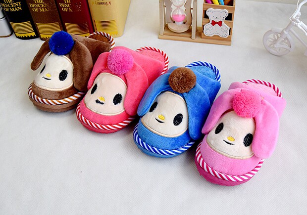 Pantoufles enfants en suède - semelle caoutchouc antidérapant - Ref 1018116 Image 15