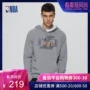 NBA Lakers mùa thu và mùa đông mới gai màu xám mũ trùm đầu vé in áo len áo hoodie - Thể thao lông cừu / jumper áo hoodie nữ