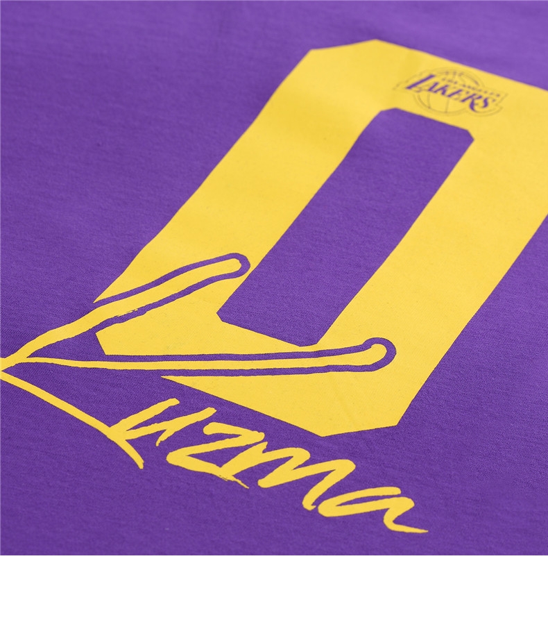 NBA New Summer Clinch Tee Love Series Lakers Kuzma Cotton Áo thun nam ngắn tay - Áo phông thể thao áo thun the thao nam adidas có cổ