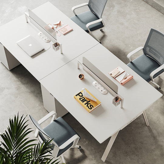 Office Desk 46-Person Workstation Cubicle Simple Modern Office Furniture Screen Partition Staff Office Desk and Chair Set