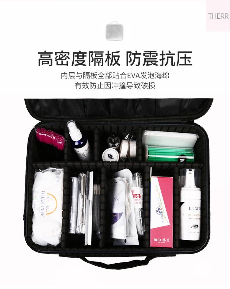 Ghép lông mi Set Hộp lưu trữ Túi xách Điều chỉnh túi trang điểm Làm đẹp Lông mi Ghép hộp lông mi Hộp công cụ - Các công cụ làm đẹp khác kích mí keo