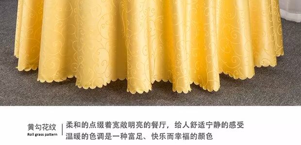 Bàn tròn khăn trải bàn khách sạn tròn khách sạn nhà hàng bàn cà phê bàn ​​vải đám cưới nhà dài bàn tròn khăn trải bàn các mẫu móc khăn trải bàn đẹp