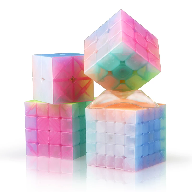 Rubik's cube, гладкая прозрачная пирамида, набор, пятый заказ