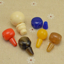 Imitation beeswax tee accessories star Moon Bodhi Wen play Buddha beads Tibetan Buddha head diy jewelry accessories tee beads