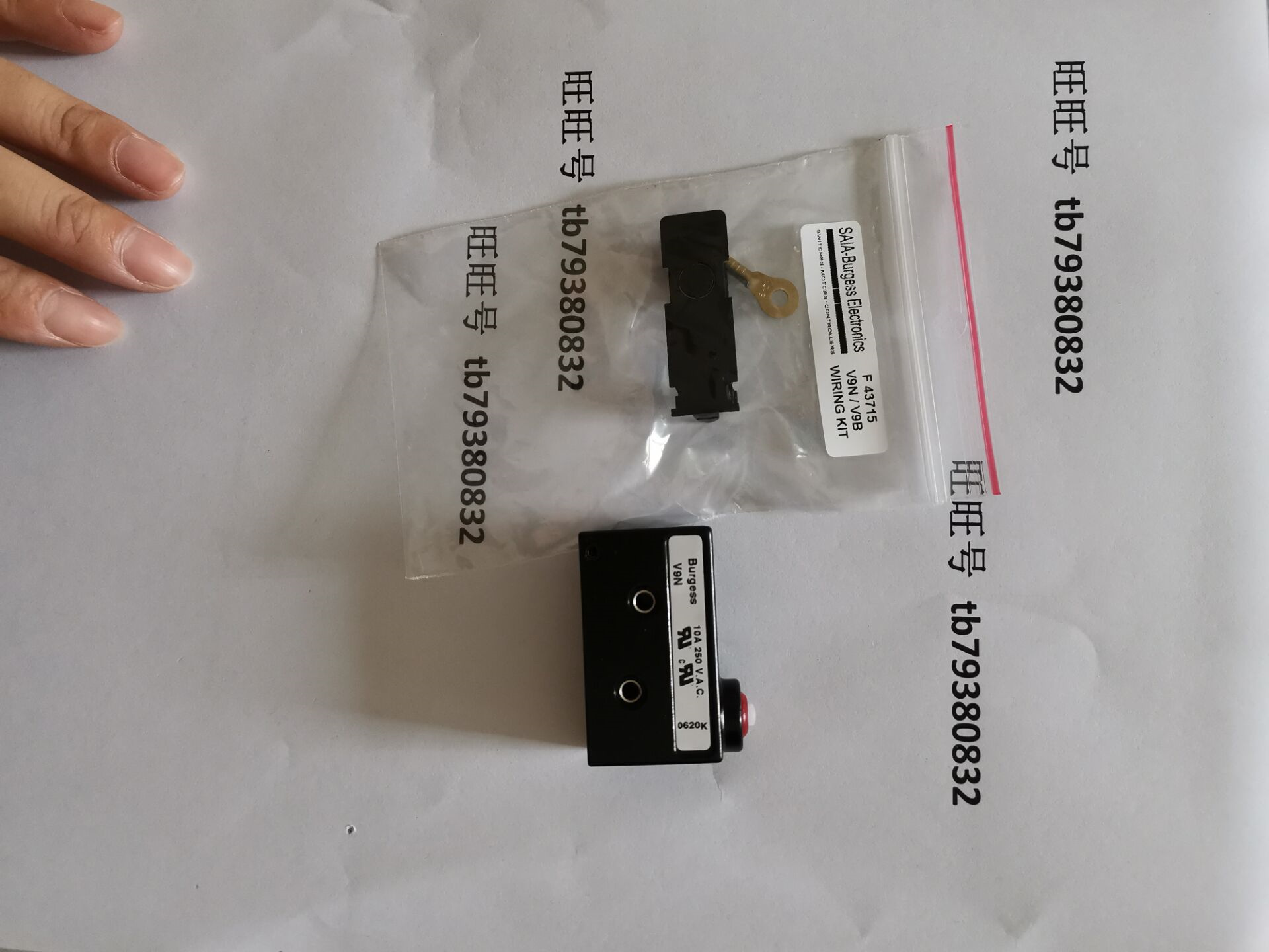 Burgess V9N 10A 250VAC micro switch is new spot