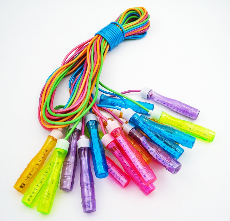 Children jump rope boys girls adult pattern jumping rope in primary and secondary school students jump rope single player fitness training