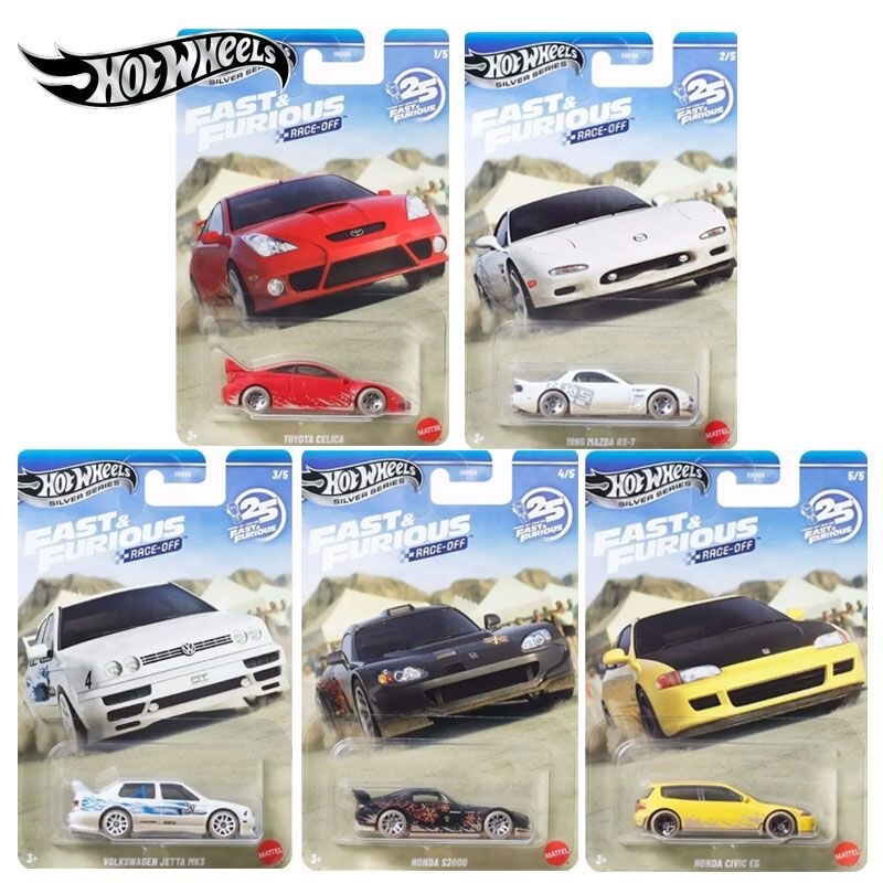 Hot Wheels Silver Label Fast and Furious Series Hnr88 Honda S2000 Honda 1/64 Scale Alloy