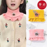 Детский удерживающий тепло демисезонный шарф, ветрозащитный шарф-платок для мальчиков, с защитой шеи