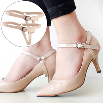 High heels lazy people shoelaces shoelaces buckles leather shoes Buckle invisible transparent free-of-installation women