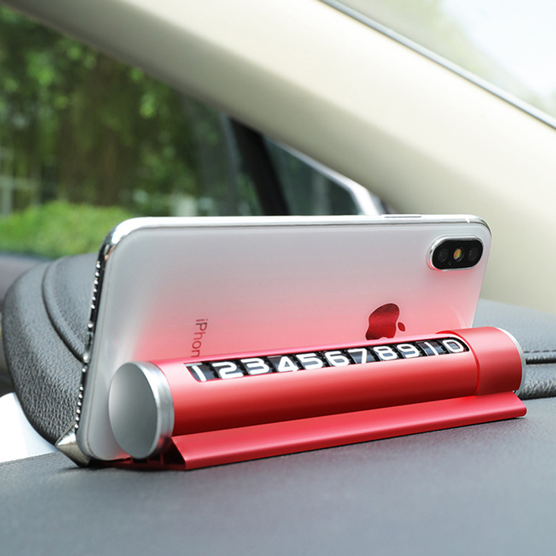 Safety hammer stop sign car moving phone number plate car supplies multi-function temporary stop sign customization