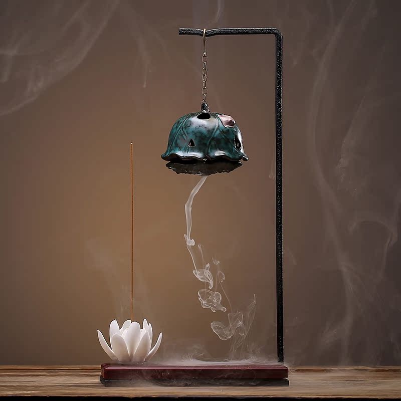 Italy Dear Leyan Agarwood Backflow Incense Ornament Hanging Sachet Ball Hollow Furnace Zen Aromatherapy Furnace