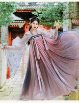 Ancient Wind Fairy Air Flutter student Qi waist and other shore flowers Guangdong-sleeved Qi Chest Jacket of the Skirt Ancient Dress