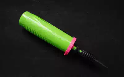 Hand-pushed manual balloon inflator Wedding room birthday supplies props inflator strip net red aluminum film blowing balloon