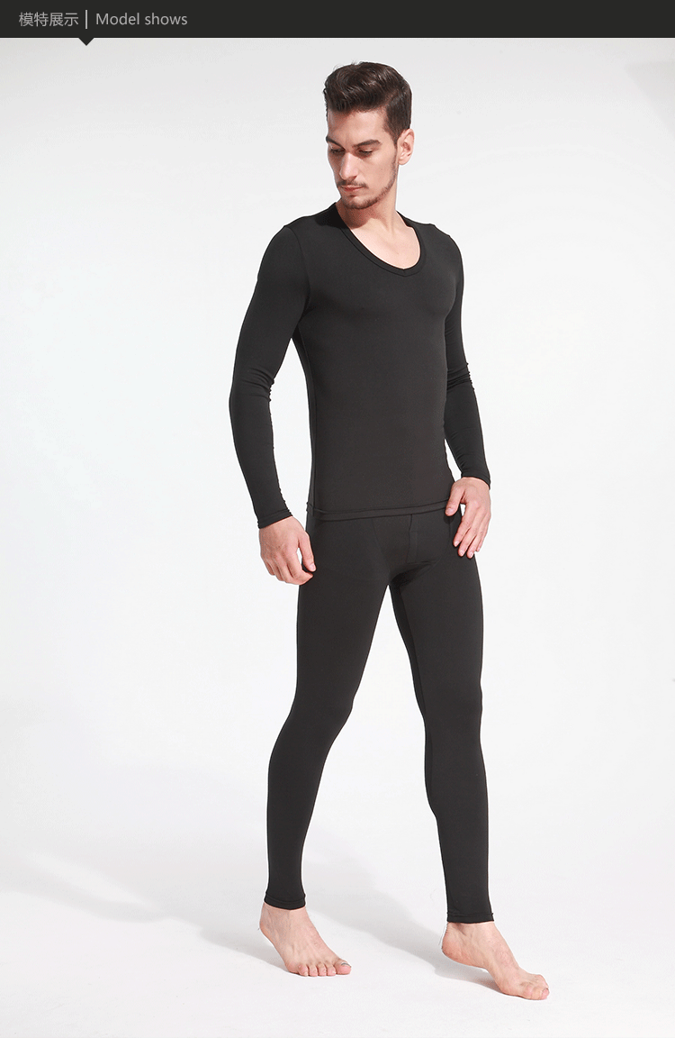 Sous-vêtement chaud jeunesse simple en spandex - Ref 748099 Image 23