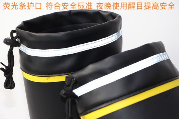 Bảo hiểm lao động mưa ủng chống đâm thủng bền và thoải mái chống thấm nước chống trượt chân thép nắp thép khai thác vật liệu khai thác - Rainshoes ủng lội nước