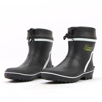 Rain Boots quality mens low-top short tube garden shoes Rubber comfortable summer non-slip wear-resistant waterproof water shoes galoshes