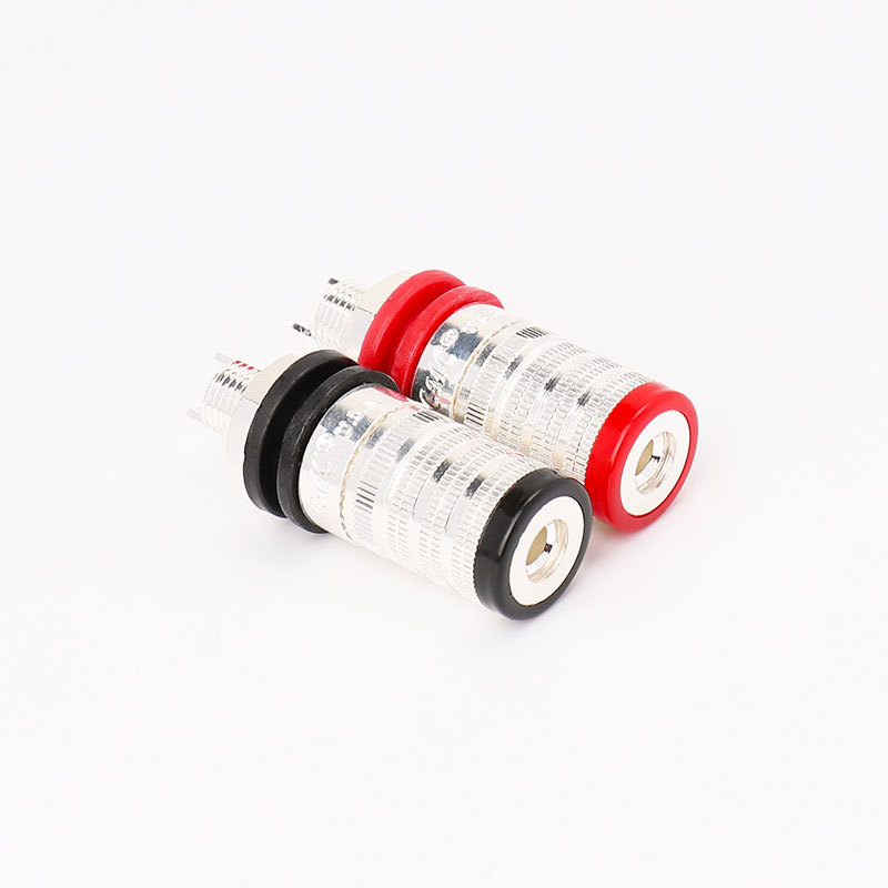 Original American CMC 838SAG silver-plated speaker amplifier bile machine binding post speaker banana socket