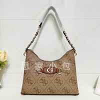 European and American fashion 4G LOGO zipper armpit bag simple shoulder bag medium bucket bag women's bag OS865401