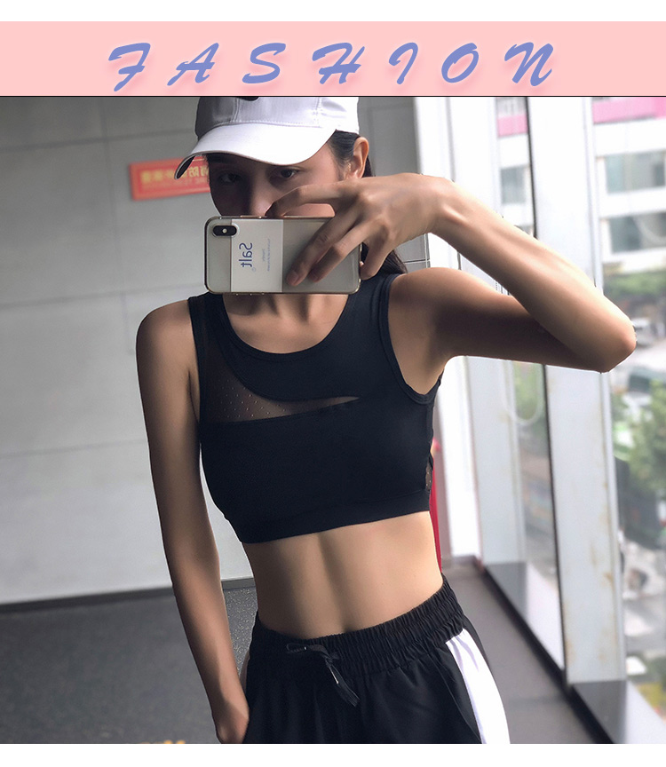 Sexy nối đồ lót thể thao phụ nữ chạy sốc tập hợp áo ngực tập thể dục nhanh chóng khô yoga vest chuyên nghiệp áo ngực mỏng quần áo tập gym
