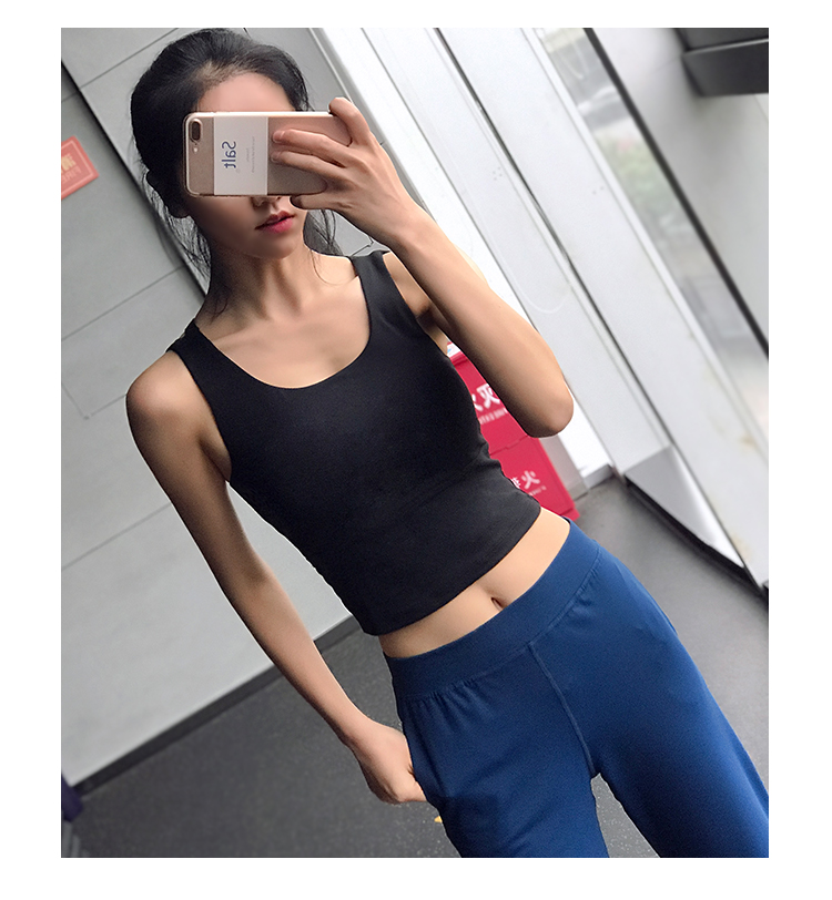 Mỹ trở lại chống sốc đồ lót thể thao quần áo yoga kiểu vest gợi cảm tập hợp áo ngực thể dục chạy chuyên nghiệp áo ngực nhanh khô trang phục tập yoga cho nữ