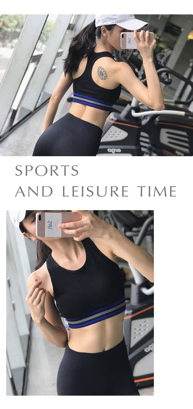Racer trở lại đồ lót thể thao nữ vest phong cách thể dục áo ngực chạy cao sốc yoga áo ngực nhanh khô áo ngực mỏng áo quần tập yoga