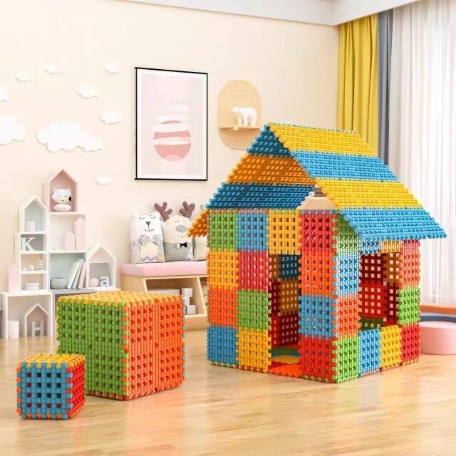 Extra Large Square Building Block Building Toys, Kindergarten Playground Early Education Educational Castle Toy Area Corner Construction