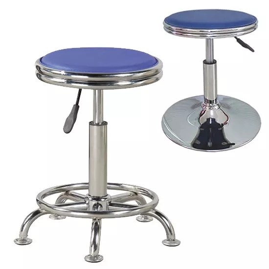 Bar bench lift stool simple home pulley stool double ring front desk cash register metal leather stool disc bar stool