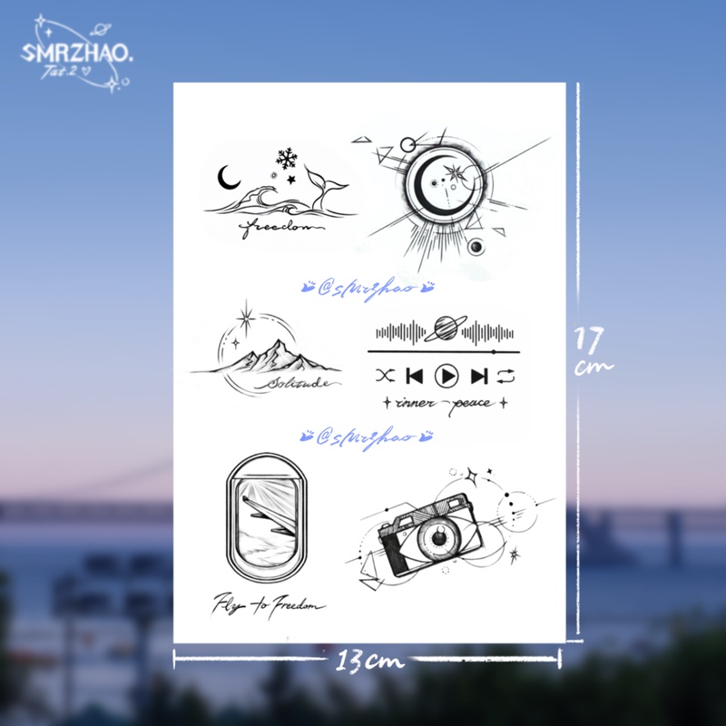 Smrzhao Tattoo Stickers｜Free Roaming Series